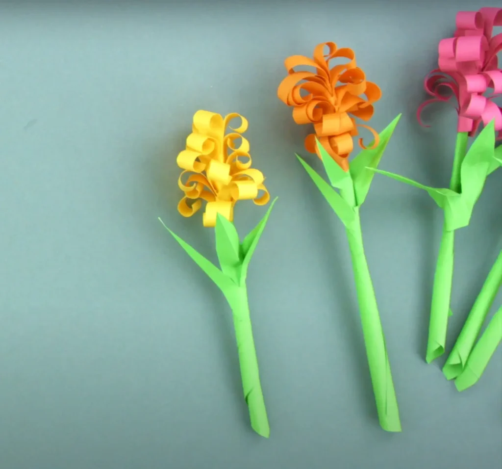 Frühlingsblume aus Papier